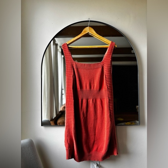 JACKSON ROWE | knit saranda dress Tiger lily | size large - Picture 6 of 6